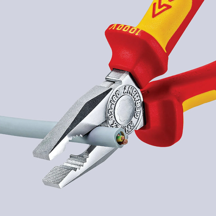 KNIPEX 03 06 180 VDE Combination Pliers, 180mm - 03 06 180 SB