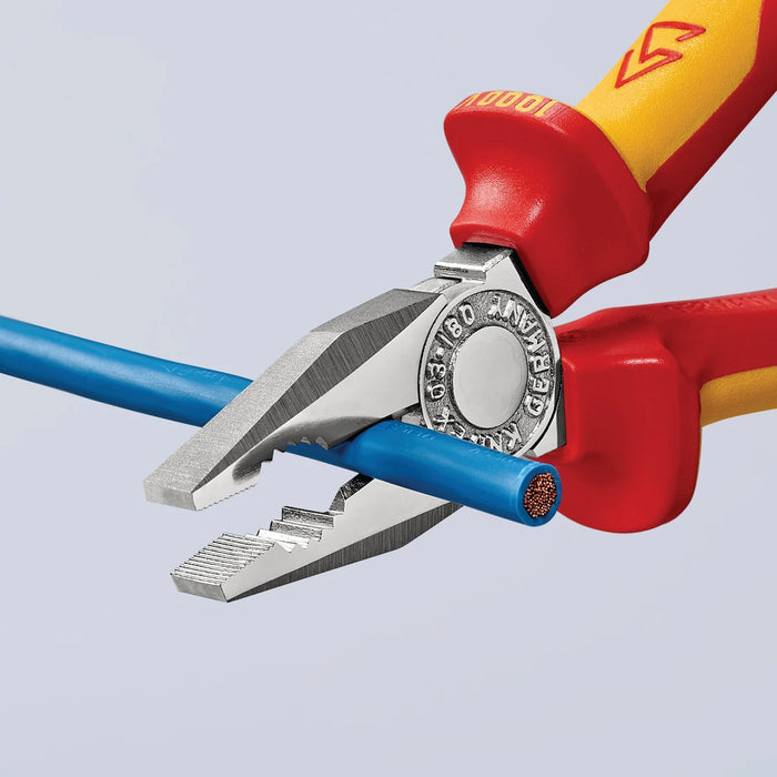 KNIPEX 03 06 180 VDE Combination Pliers, 180mm - 03 06 180 SB