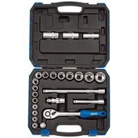 Draper Metric Socket Set, 1/2" Sq. Dr. (24 Piece) 16362