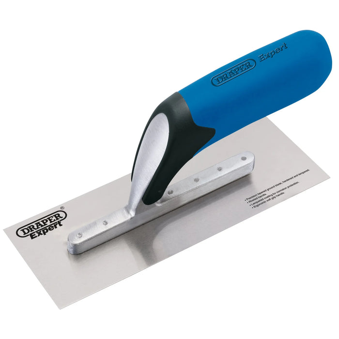 Draper Expert Soft Grip Plastering Trowel, 75 x 200mm - PT8/SGW