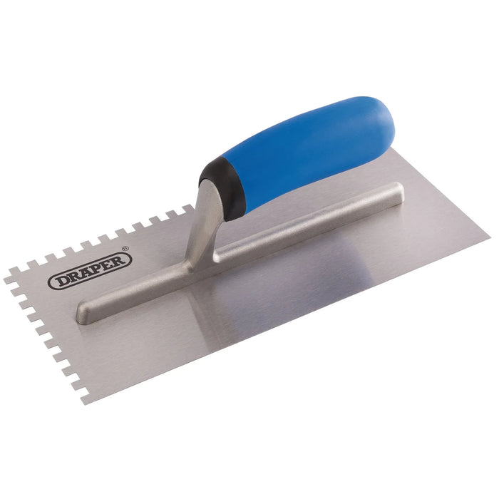 Draper Soft Grip Adhesive Spreading Trowel, 120 x 280mm - ASTSGW