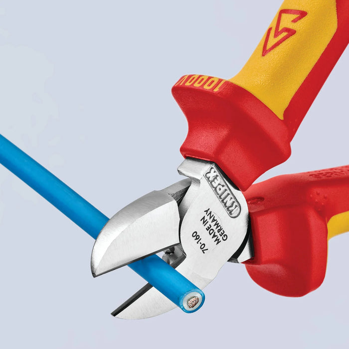 KNIPEX 70 06 160 VDE Diagonal Cutter,160mm - 70 06 160 SB