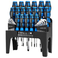 Draper Soft Grip Screwdriver, Hex. Key and Bit Set (44 Piece) - 865/44