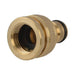 Faithfull Brass Dual Tap Connector 12.5-19mm (1/2 - 3/4in) Faithfull - Town Tools