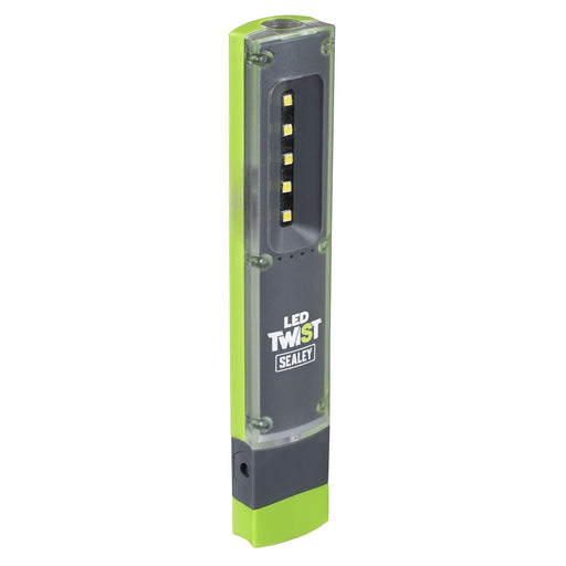 Sealey LED Twist Rechargeable Inspection Light 1W & 1W SMD LED201G Sealey - Town Tools 