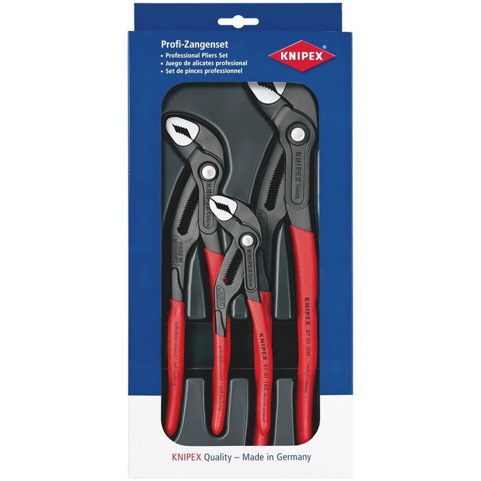 KNIPEX 00 20 09 V02 Cobra® Set, 3 Parts - 00 20 09 V02