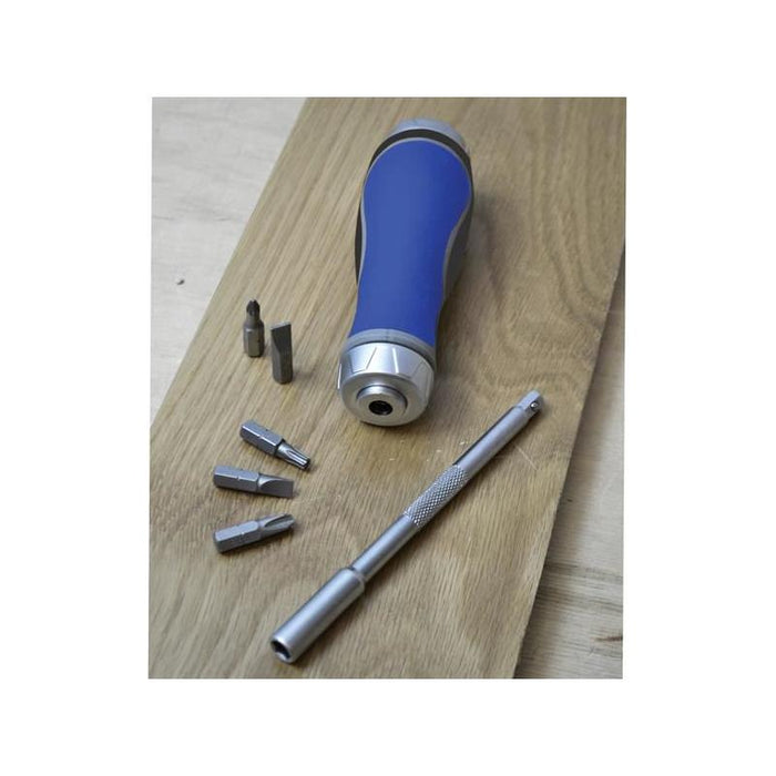 Faithfull Ratchet Screwdriver Set, 13 Piece Faithfull - Town Tools