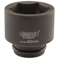 Draper Expert HI-TORQ 6 Point Impact Socket, 3/4" Sq. Dr., 60mm