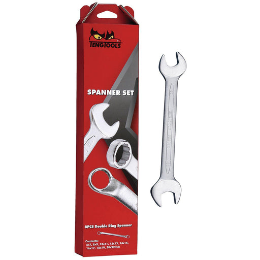 Teng Tools Double Open Ended Spanner Set 8 Pieces Teng Tools - Town Tools 