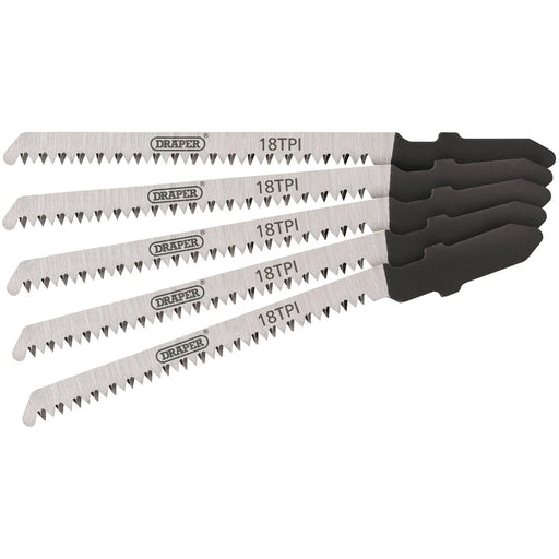 Draper Expert DT101AO Jigsaw Blade Set, 83mm (5 Piece) - DT101AO
