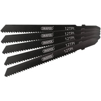 Draper DT119B Jigsaw Blade Set, 92mm (5 Piece) - DT119B