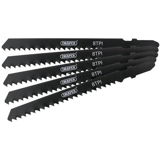 Draper Expert DT111C Jigsaw Blade Set, 100mm (5 Piece) - DT111C