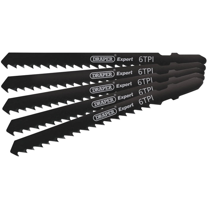 Draper DT144D Jigsaw Blade Set, 100mm (5 Piece) - DT144D