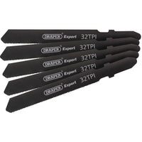Draper DT118G Jigsaw Blade Set, 92mm, (5 Piece) - DT118G