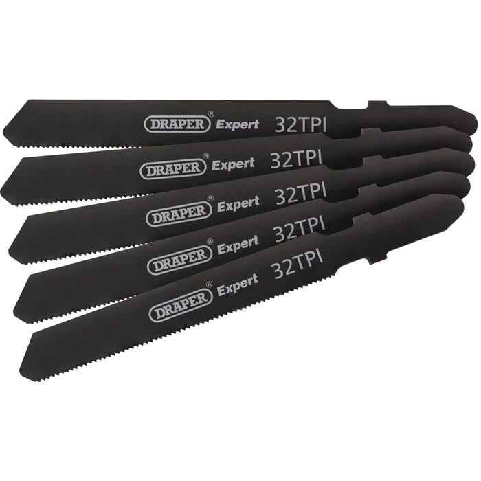 Draper DT118G Jigsaw Blade Set, 92mm, (5 Piece) - DT118G