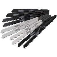 Draper Assorted HSS & HCS Jigsaw Blade Set (10 Piece) - JSBCOM10