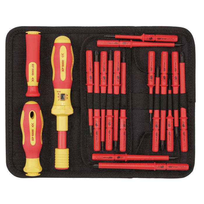 XP1000® VDE Interchangeable Torque Screwdriver Set (19 Piece) - 965T/19