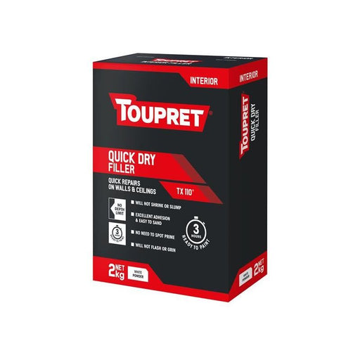 Toupret Quick Dry Filler 2kg Toupret - Town Tools