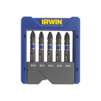 Irwin® Pozidriv Impact Screwdriver Pocket Bit Set, 5 Piece