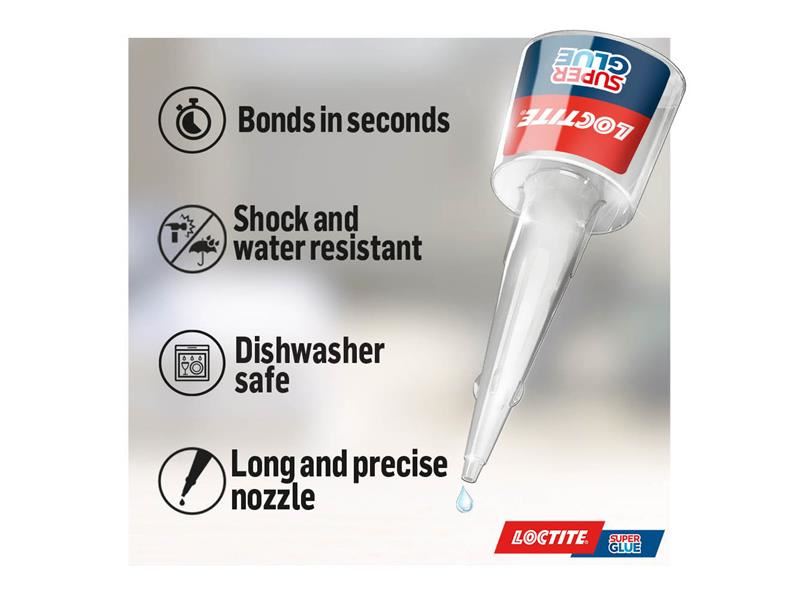 Loctite Super Glue Precision Bottle 5g Loctite - Town Tools