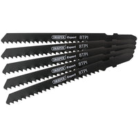 Draper DT111C Jigsaw Blade Set, 100mm (5 Piece) 81724