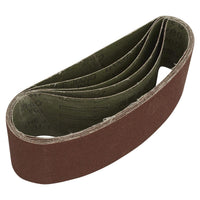 Sealey 76 x 457mm Sanding Belt 80Grit - Pack of 5 SB80457