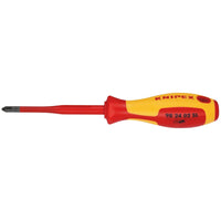 Draper Knipex 98 24 02 SL VDE Insulated Phillips Screwdriver PH2 x 100mm - Slim