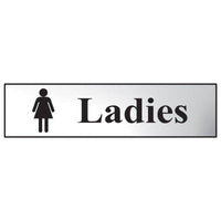 Scan Ladies - Polished Chrome Effect 200 x 50mm