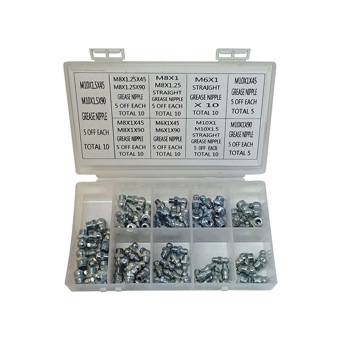 Lumatic Grease Nipple Selection Box Metric Lumatic - Town Tools