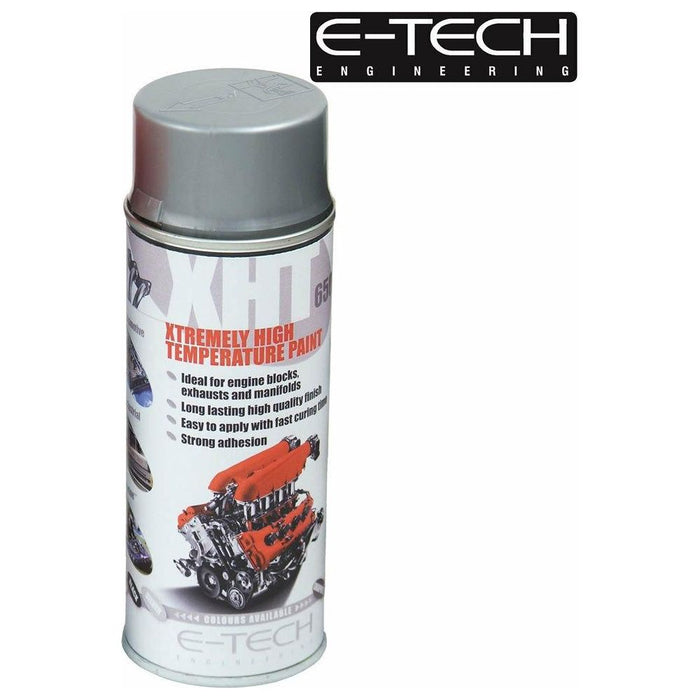 SILVER E-Tech 400ml Extremely High Temperature Paint XHT VHT Exhaust