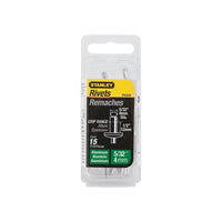 Stanley® Hand Tools 1-PAA58 Aluminium Rivets Long 4 x 12mm Pack of 15