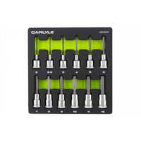 Carlyle Tools 12Pc 3/8Dr Hex Metric Socket Set