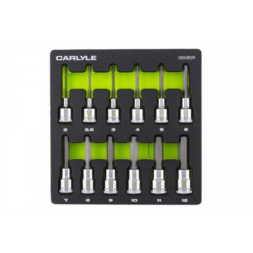 Carlyle Tools 12Pc 3/8Dr Hex Metric Socket Set - image 1