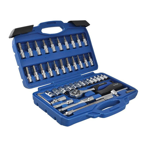 Bluespot Tools 1/4in Square Drive Socket & Bit Set, 46 Piece BlueSpot Tools - Town Tools