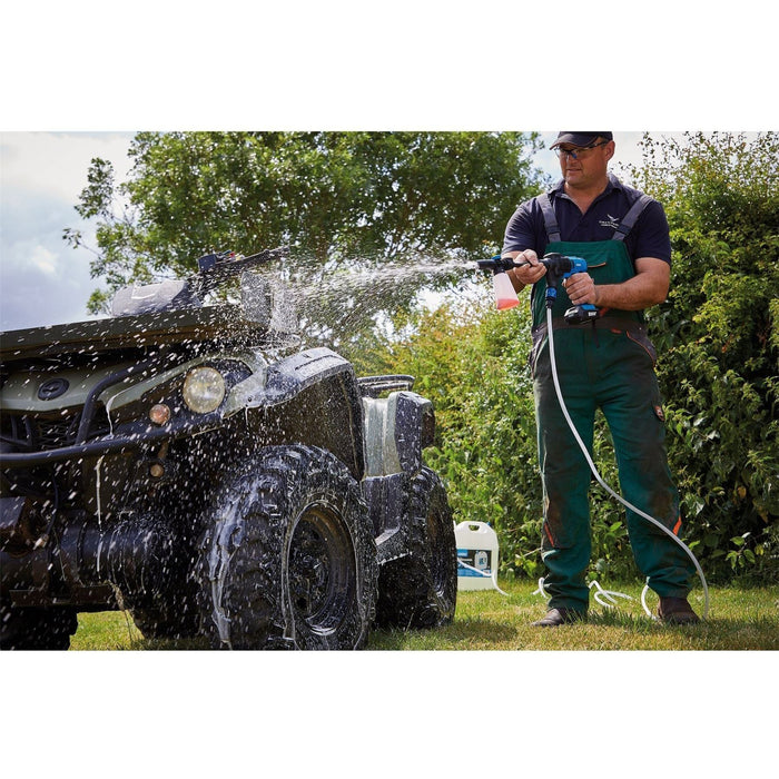 Draper D20 20V Cordless Pressure Washer Kit, 1 x 2.0Ah Battery, 1 x Fast Charger Draper - Town Tools