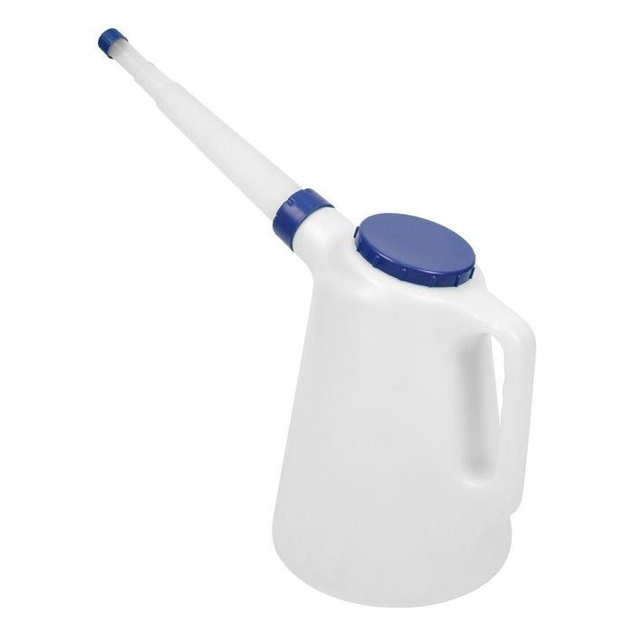 Sealey Oil Container with Blue Lid & Flexible Spout 5L JDL5B Sealey - Town Tools 