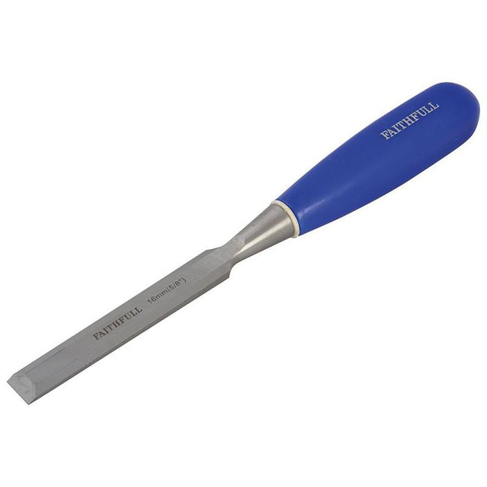 Faithfull Bevel Edge Chisel Blue Grip 16mm (5/8in) Faithfull - Town Tools