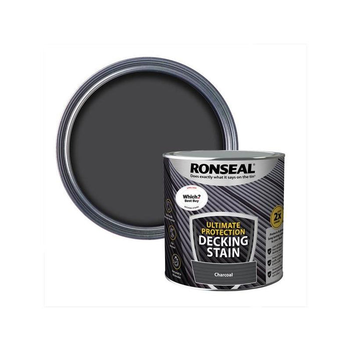 Ronseal Ultimate Protection Decking Stain Charcoal 2.5 litre Ronseal - Town Tools