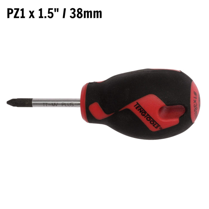 Teng Tools PZ Screwdriver PZ1 x 38mm XS Teng Tools - Town Tools 
