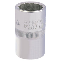 Draper Elora Bi-Hexagon Socket, 1/2" Sq. Dr., 17mm 24624