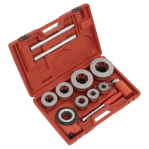 Sealey Pipe Threading set 7pc 3/8"- 2"BSPT PTK992 Sealey - Town Tools 