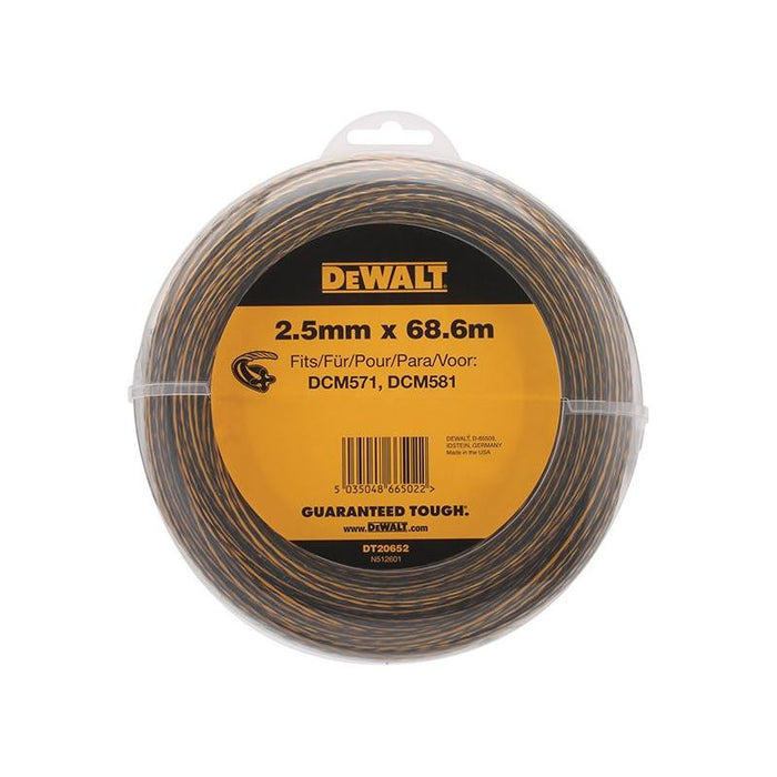 Dewalt Power Tools DT20652 String Trimmer Line 2.5mm x 68.6m DeWALT Power Tools - Town Tools