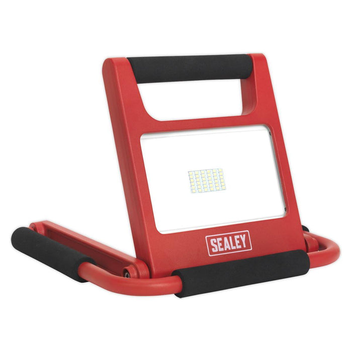 Sealey Rechargeable Fold Flat Floodlight 20W Smd Led Lith Sealey - Town Tools 