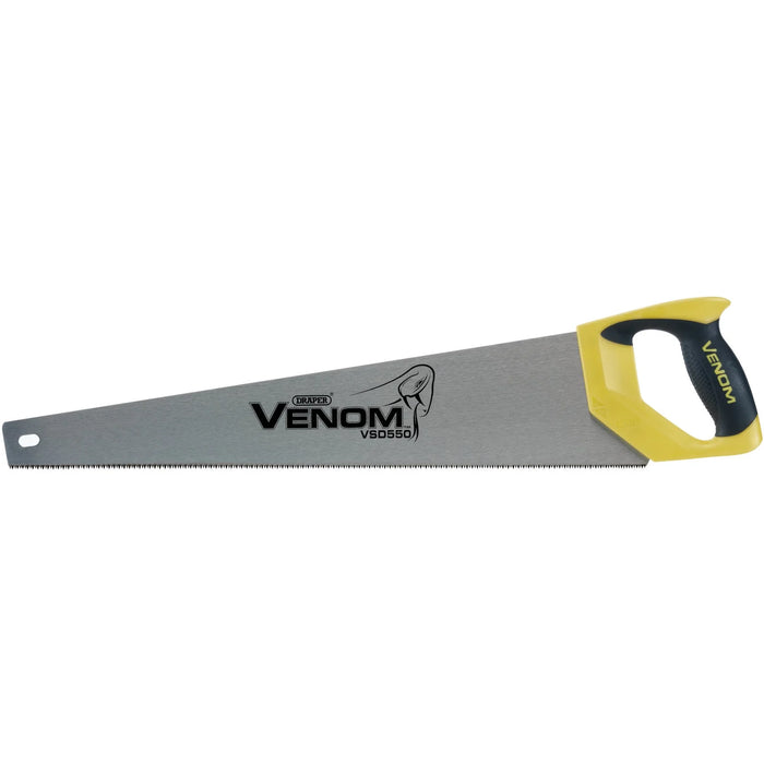 Draper Venom® Second Fix Double Ground Handsaw, , 11tpi/12ppi 500-550mm