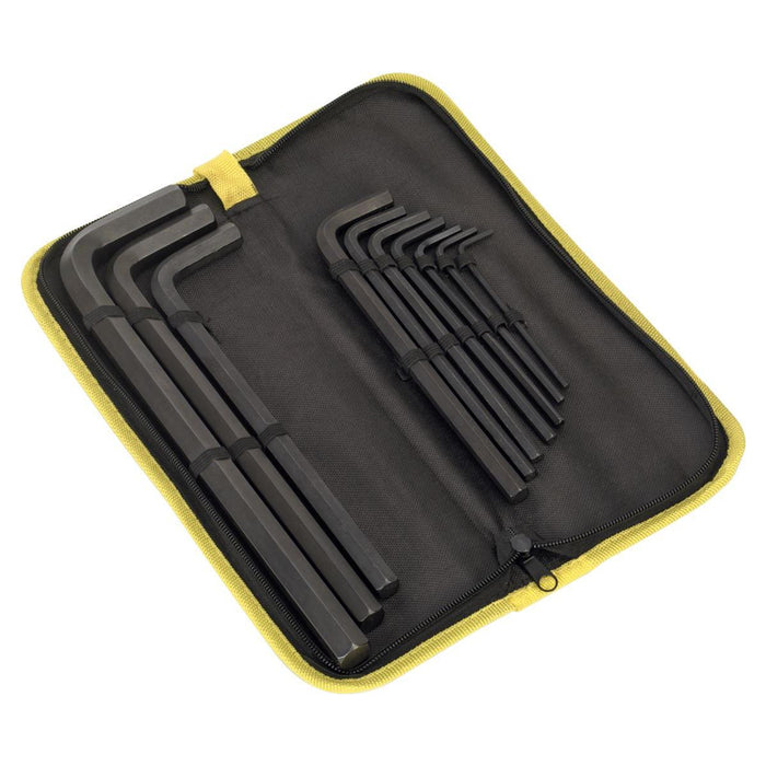 Sealey Extra-Long Hex Key Set 10pc Metric S0639 Sealey - Town Tools 