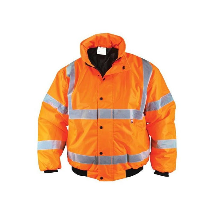 Scan Hi-Vis Bomber Jacket Orange - XXL (52in) Scan - Town Tools