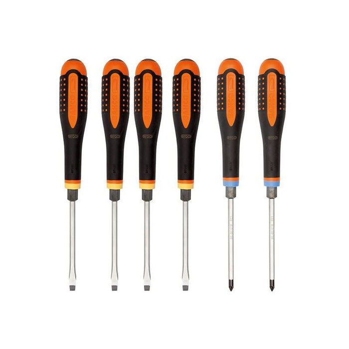 Bahco BE-9882TB ERGO™ Through Blade Screwdriver Set, 6 Piece Bahco - Town Tools