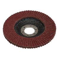 Draper Aluminium Oxide Flap Disc, 115 x 22.23mm, 60 Grit - FDA115