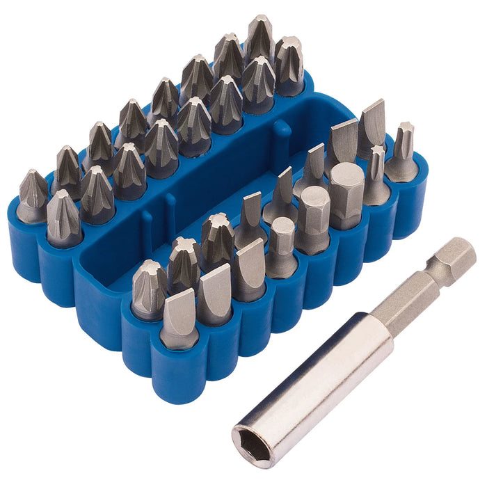 Draper Screwdriver and Magnetic Bit Holder Set (33 Piece) - MBH33/B