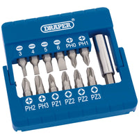 Draper Screwdriver and Magnetic Bit Holder Set (13 Piece) - MBH13